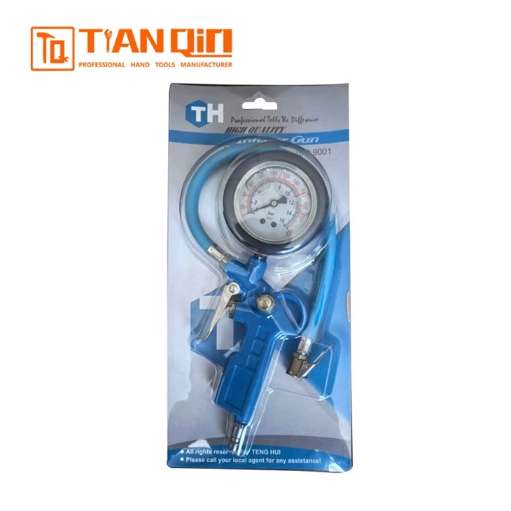 American Style Oil Gauge And Tire Pressure Gun (copper Head)